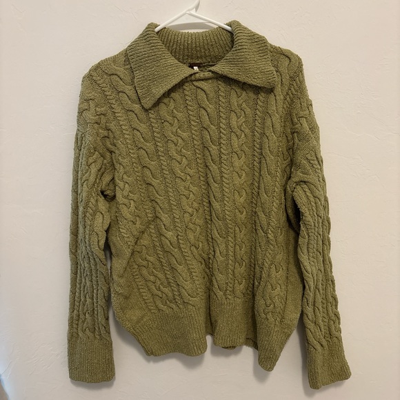 Free People Every Cloud Collared Sweater Size XS - Picture 1 of 3